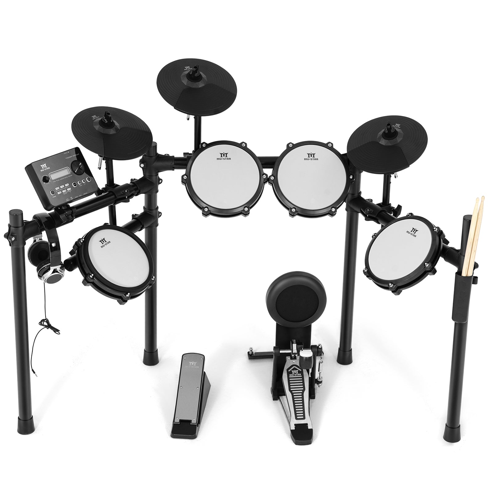 MUSTAR Electronic Drum Set, Electric Drum hotsell Sets for Adults Beginners Kids with Me