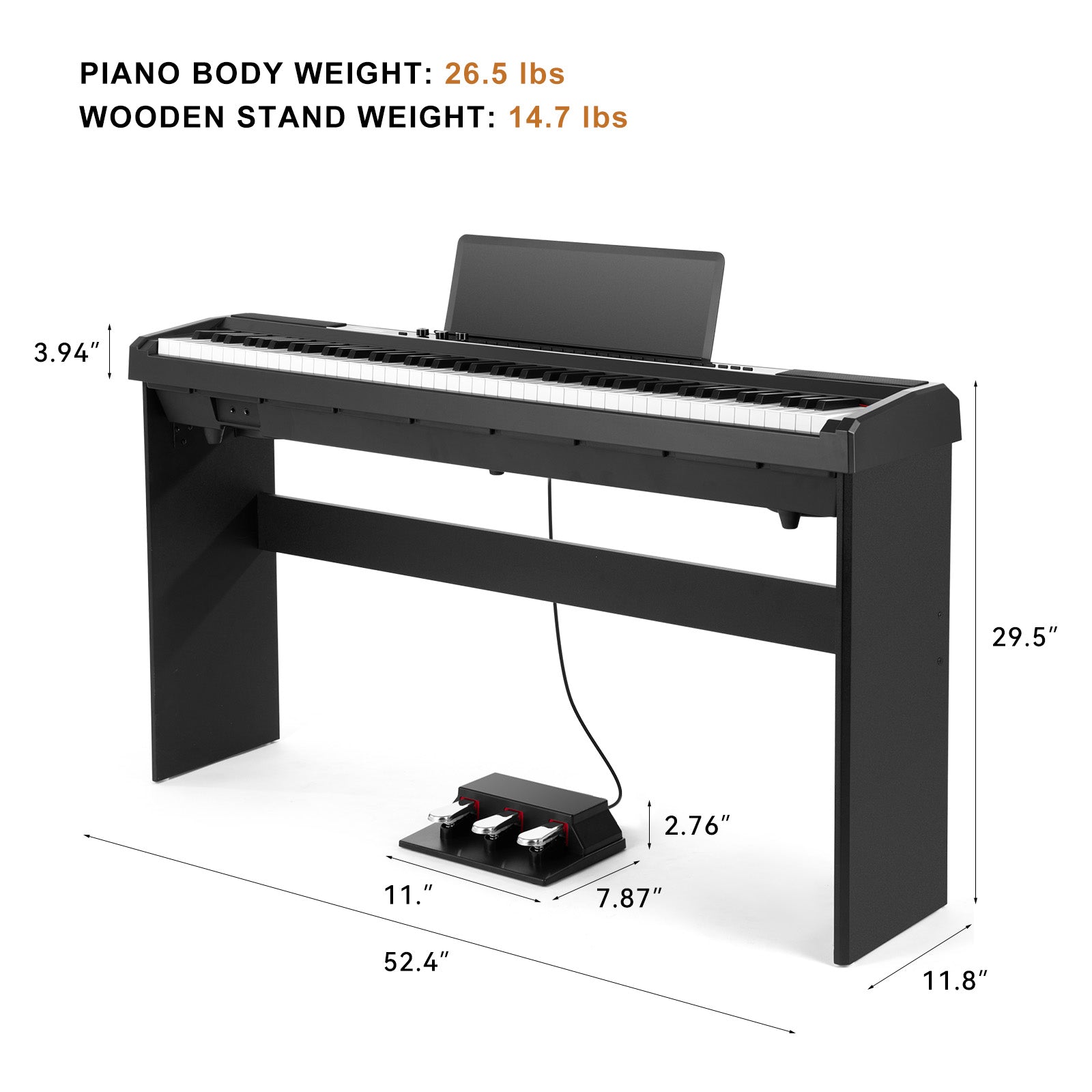 Casio 88 2024 key weighted keyboard